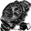СПОРТИВНЫЕ ЧАСЫ МУЖСКИЕ, ЦИФРОВЫЕ, МОДНЫЕ, СЕКУНДОН, ДАТА, БУДИЛЬНИК, СВЕТОДИОД + КОРОБКА