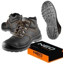 НЕО ОБУВЬ РАБОЧАЯ ОБУВЬ лодыжки КОЖА СТАЛЬ Размер 44