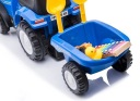 Садовий трактор New Holland з причепом SUN BABY Синій