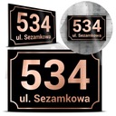 ТАБЛИЧКА АДРЕСНАЯ ДОСКА ДИБОНД МЕДЬ 32х21 узор