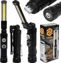 PHARE LAMPE DE POCHE AKUMULATOROWA ATELIER COB LED 3W 300LM ALUMINIUMphoto 10