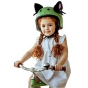 KILPOS PRZYKLEJANE DO HELMET FUTERKO 2 PCS BLACK Z DZWONECZKIEM  photo 7