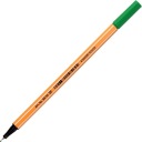 Тонкая зеленая подводка Stabilo Point 88