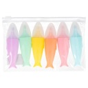 ХАЙЛАЙТЕР ПАСТАЛЬНАЯ РЫБА 6 ЦВЕТОВ, INCOOD.