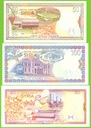 SYRIA SET 3 X 50,100,200 POUNDS 1997,1998 P-107,108,109 UNC CIEKAWY NUMER Kraj Syria