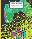 zack edit, Zii Green pixel gamer Composition Notebook: Wide Ruled Compositi
