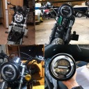 КРУГЛИЙ ФАРА МОТОЦИКЛЕТНИЙ LED (СВІТЛОДІОД) H4 6,5″ 12V IP66 RETRO,OFFICIAL-POLMART  (18803236993) фото min 8