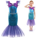Sukienka Syrenka Arielka Syrena kostium strój 130