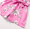 Kombinezon dziecięcy dla niemowląt ubranko dla dziewczynki 3-6 msc różowy Rękaw krótki rękaw