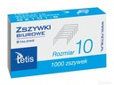 ZSZYWKI BIUROWE STALOWE NO.10 GZ101-B TETIS EAN (GTIN) 5906858015096