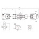 EJE EJE PRZEKAZNIKA POTENCIA WOM CIAGNIKA FREZ 80CM V65021 