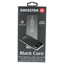 SWISSTEN Powerbank 30000 мАч с быстрой зарядкой 3.0, ЖК-дисплей