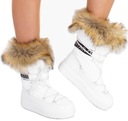 БЕЛЫЕ СНЕЖНЫЕ БОТИНКИ С МЕХОВЫМ УТЕПЛИТЕЛЕМ ЗИМНИЕ БОТИНКИ 36