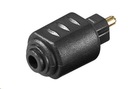 Адаптер для ПК Mini Jack 3,5 мм (мама) на TOSLINK (папа)