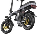 Elektrický bicykel ENGWE 350W 33km/h 80km 14Cali Materiál rámu hliník