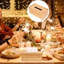1 ШТ. ОРГАНАЙЗЕР З БАМБУКА ДЛЯ ПАПЕРОВИХ СЕРВЕТОК ДЛЯ ДОМУ ТА КАВ'ЯРНІ