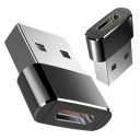 Адаптер OTG USB 2.0 на USB 3.1 USB-C Type C Alu
