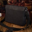 Pánska taška cez rameno veľká čierna mestská poštárka A4 vintage canvas EAN (GTIN) 5905567205040
