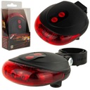 ЛАЗЕРНАЯ ВЕЛОСИПЕДНАЯ ЛАМПА 5 СВЕТОДИОДНЫХ ЛАЗЕРНЫХ ЗАДНИХ