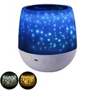 PROJEKTOR GWIAZD NIEBA LAMPKA NOCNA LED RZUTNIK OBROTOWA NIEBA I OCEANU