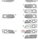 AUDI A3 S3 8P ПЕРЕДНЯ ЛІВА РЕШІТКА СВІТЛА PRZECIWMGIELNEGO 8P0807681AET94  фото 10