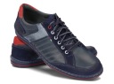 МУЖСКАЯ ОБУВЬ ПОВСЕДНЕВНЫЕ КОЖАНЫЕ ОБУВИ 236 ТЕМНО-СИНИЙ 44