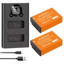 2 шт. LPE17 LP E17 LP-E17 Аккумулятор + двойной светодиод USB