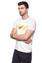 Męska koszulka t-shirt Wrangler OVERDYE TEE S Kolor biały