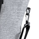 Большая, вместительная серая женская сумка-шоппер с ремнем через плечо ZAGATTO
