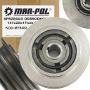 KOŁO PASOWE SPRZĘGŁO ODŚRODKOWE DO ZAGĘSZCZARKI 25MM 2-PASY