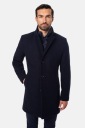 ЭЛЕГАНТНОЕ МУЖСКОЕ ПАЛЬТО VERNY ТЕМНО-СИНИЙ 58