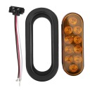2SZT. 10LED ФОНАРЬ ГАБАРИТНИЕ БОКОВЫЕ 6 ДЮЙМЫ OWALNE IP67 ВОДООТТАЛКИВАЮЩАЯ 1G  фото 8