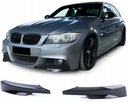 FLAPSY FACING BUMPER BMW E90 E91 M PACKAGE SPOILER FRONT BLACK GLOSS 