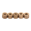 ЛАТУННЫЕ ГАЙКИ WCISKANE M3 50SZT. OKRAGLE, MOLETOWANE M3X5X5,3  фото 6