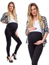 LEGGINGS для беременных, хлопковые леггинсы с вставкой для беременных, M/38