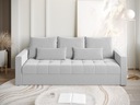 Sofa rozkładana z funkcją spania HOT pojemnik na pościel butelkowa zieleń Powierzchnia spania - długość (cm) 191-200 cm