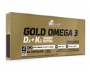 OLIMP GOLD OMEGA 3 D3 + K2 SPORT 30 kapsúl EPA, DHA Základná zložka omega-3 mastné kyseliny