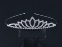 Корона-тиара, диадема, серебряные стразы, украшение для волос, нежное для свадьбы 18