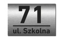 Табличка АЛЮМИНИЕВЫЙ АДРЕС Табличка Номер дома