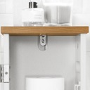 SoBuy BZR85-W Stojaci držiak toaletného papiera Úložný priestor na toaletnú pa Výška nábytku 75 cm