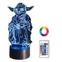3D светодиодный пилотный ночник Мастер Йода Звездные войны
