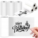 3x ПРОЗРАЧНАЯ САМОКЛЕЯЩАЯСЯ БУМАГА ДЛЯ ПЕЧАТИ