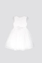 Sukienka tkaninowa ecru 116 Coccodrillo Kolor biały