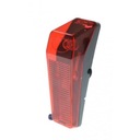 LAMPA tył na dynamo na błotnik wąska