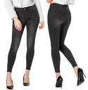 Черные джинсы скинни, женские брюки облегающего кроя, хлопок стрейч 2087 W27