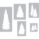 Trees Set - деревья - набор больших шаблонов