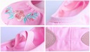 Балетки для танцев Ballet Embroidery, размер 26, розовые
