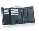 BETLEWSKI Мужской кожаный кошелек, вертикальный, большой, с гравировкой инициалов, в подарок
