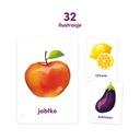 CzuCzu Карточки с картинками Фрукты и Овощи 2+