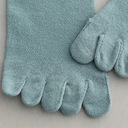 5 párov muži ženy ponožky s prstami bavlnené priedušné Strih ponožky